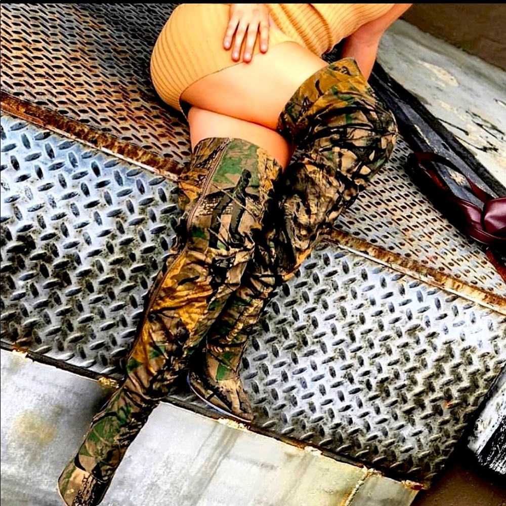 Over the knee boots.